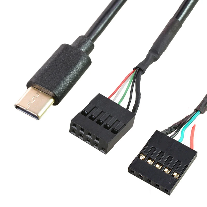 Usb Type C Naar 5Pin 9Pin Kabel Voor Computer Moederbord Voor Usbc Secundaire Screen Pc Lcd