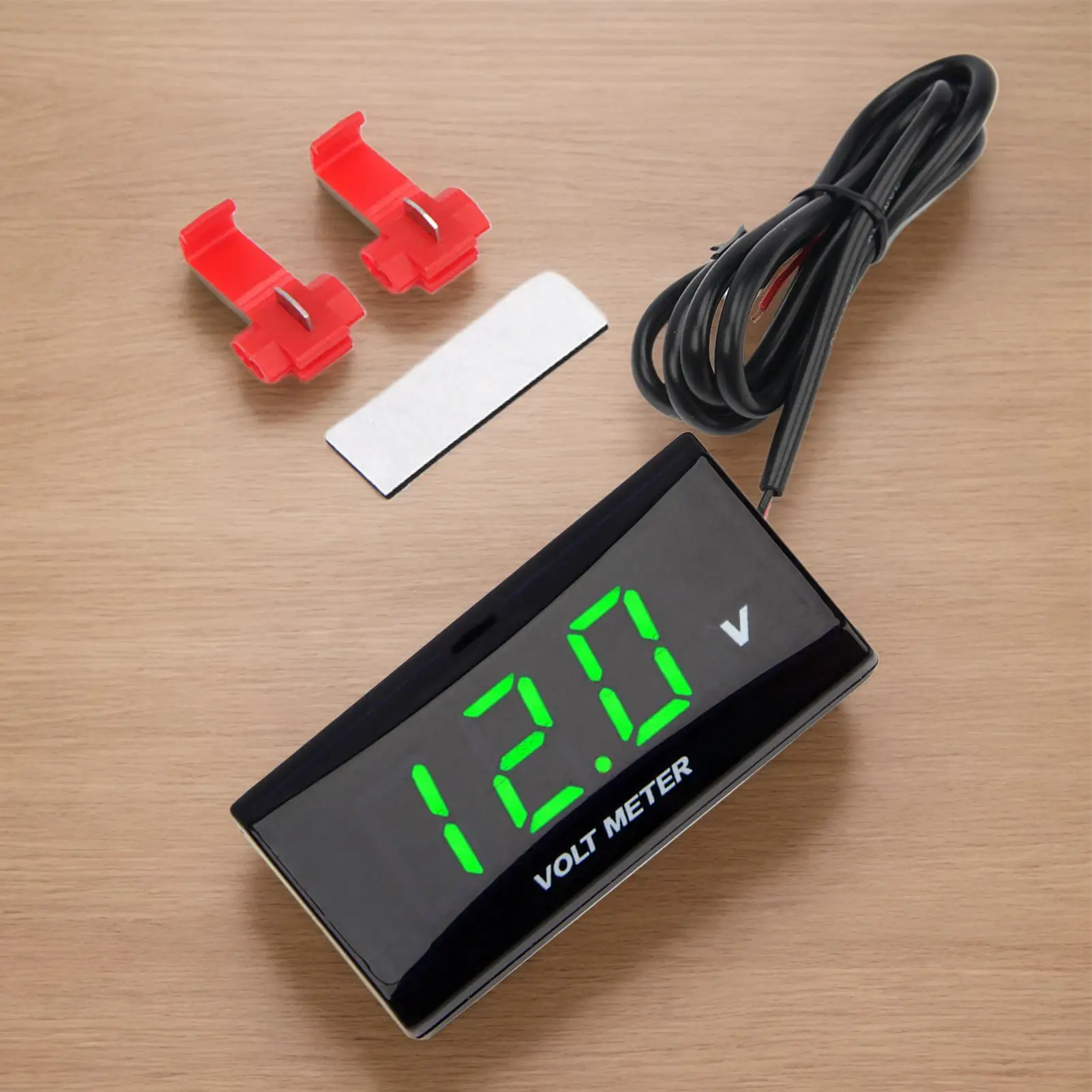 For For KOSO XMAX250 300 NMAX CB 400 CB500X Battery Voltage Meter Tester Gauge LCD Display 0-20V Motor Battery Monitor Voltmeter