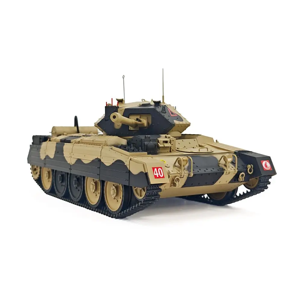 Coolbank 1/16 Skala Brytyjski Czołg Crusader MK III Zdalnie Sterowany Model Militarny Zabawki z Dźwiękiem Światłem Dymieniem RC Pojazd dla Chłopców
