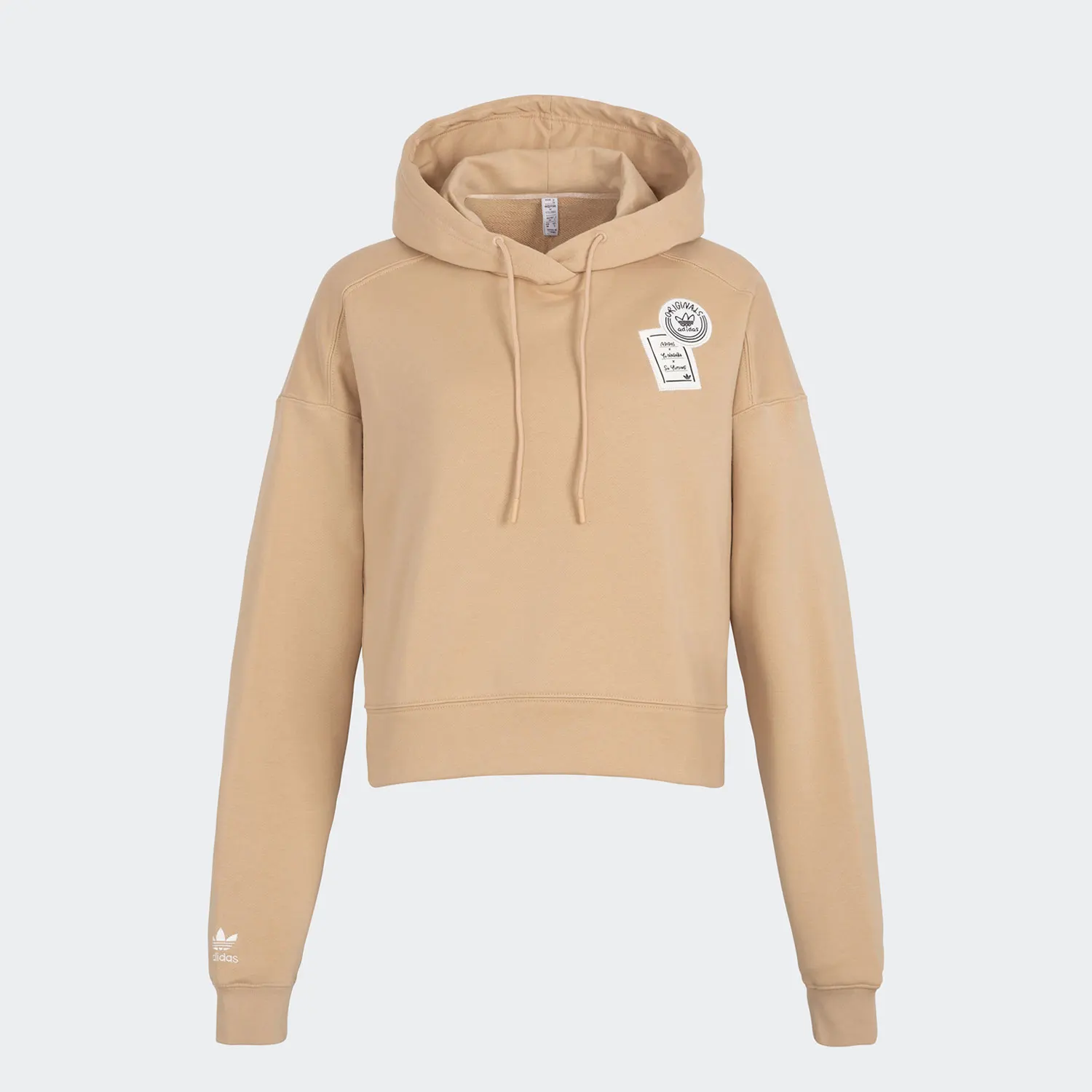 Adidas genuine clover women's long sleeved hooded sweatshirt IK4311