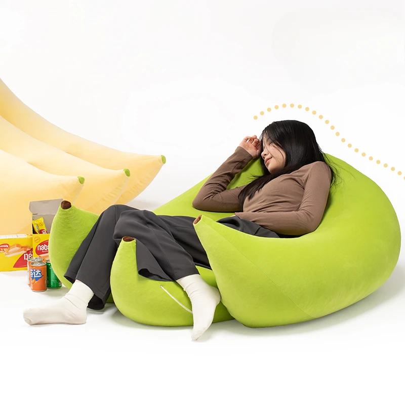 Sofa bean bag tatami creative cute single casual banana chair small sofa