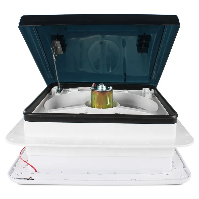 

TYTXRV CE 14inch 12V RV Roof Vent with LED Light 3 Speeds Adjustable Manual Control Caravan Skylight Exhaust Fan RV Parts