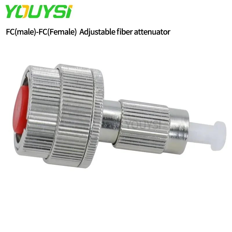 

FC(male)-FC(Female) Adjustable fiber attenuator 0~30dB Mechanical Type Fiber Optical Adjustable Attenuator Adapter Coupler