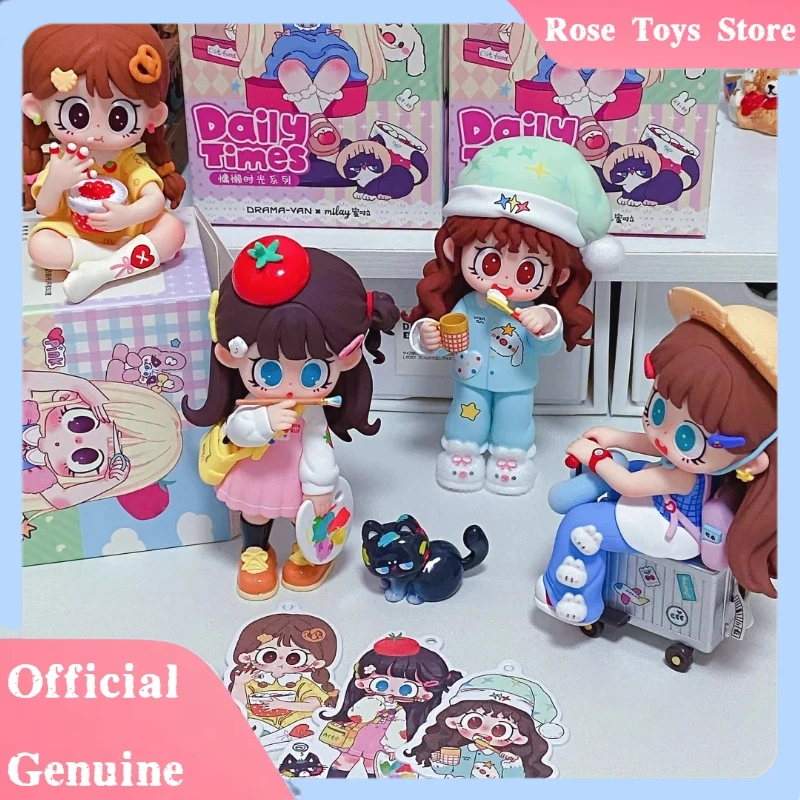 

New Genuine Milay V3 Daily Times Series Mystery Box Lovely Figurine Trendy Toys Cute Milay Decoration Model Doll Blind Box Gifts