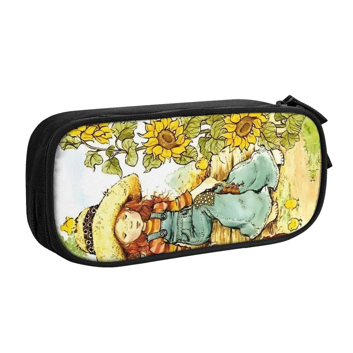 مخصص S-Sarahs K-Kays مقلمة الكورية بنين بنات سعة كبيرة زهرة فتاة حقيبة أقلام رصاص الحقيبة الطلاب القرطاسية