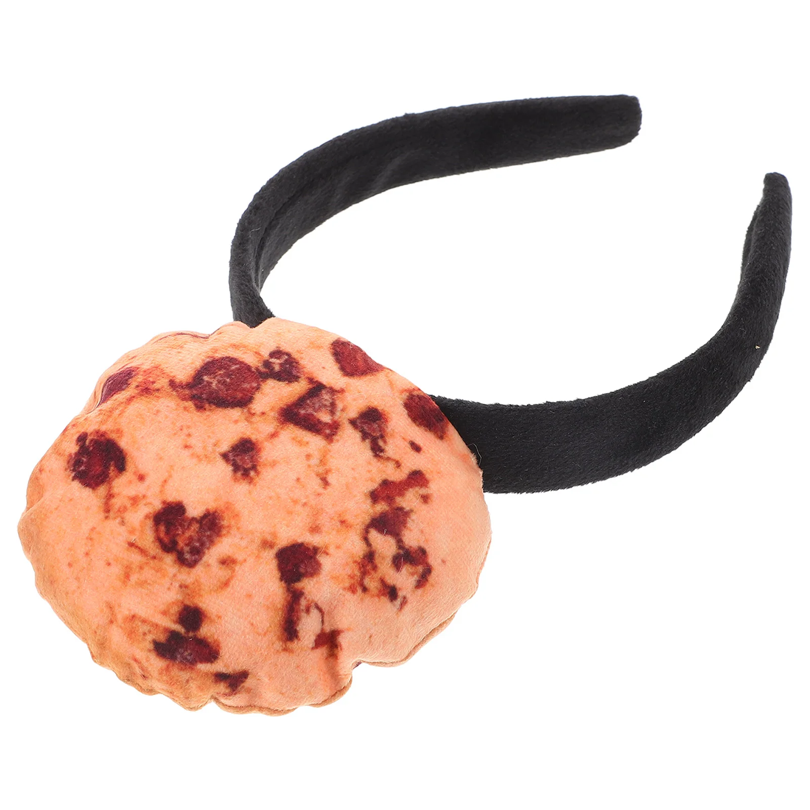 Headband Simulation Cookie Hairband Fun Party Headpiece Halloween Plush Biscuits Cosplay Realistic Cute Novelty Fruit