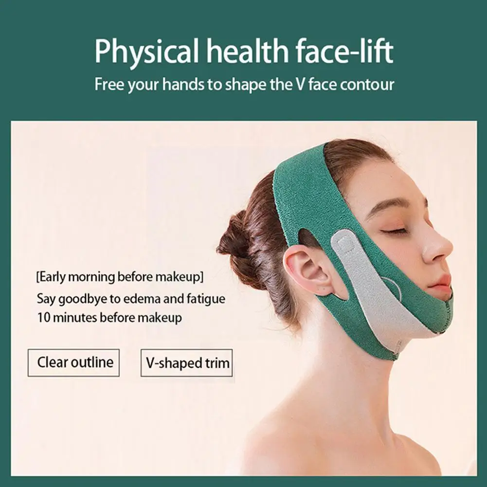 Sangle amincissante pour le visage en V respirant, bande de levage des joues, bandage à double ruisseau, ligne en V, ceinture saillante, ascenseur nar, SAP, T1P3