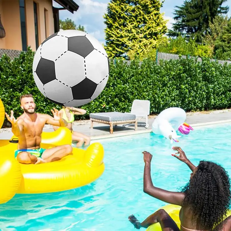 

Large Inflatable Soccer Ball Blow Up Beach Balls Outdoor Sports Ball Soccer Beach Ball For Outdoor Game Pool Decoration Toys