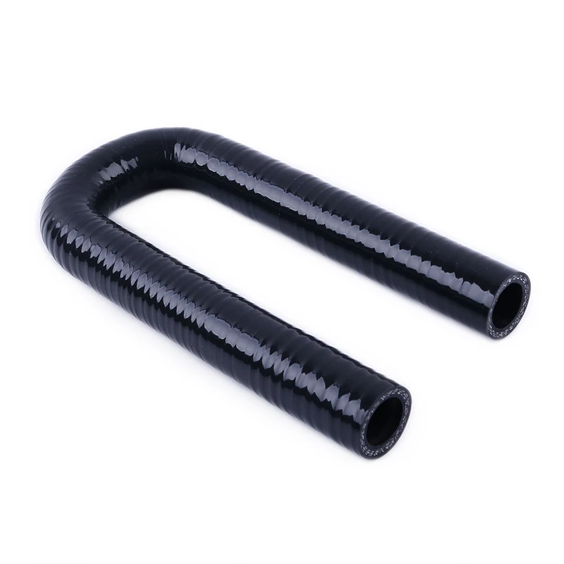 180 Degree Elbow General Silicone Coolant Intercooler Pipe Tube Hose ID 12mm 15mm 19mm 22mm 25mm 32mm 35mm 38mm 42mm 51mm  60mm