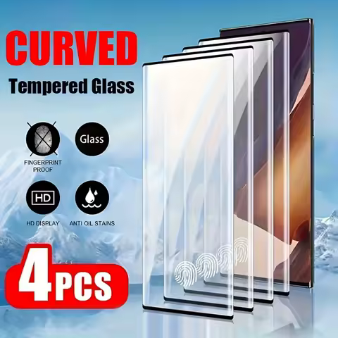 4Pcs Tempered Glass Screen Protector for Samsung galaxy S25 Ultra S24 S23 S22 Ultra S24 S23 S21 S20 FE Plus S9 S8 Plus Glass