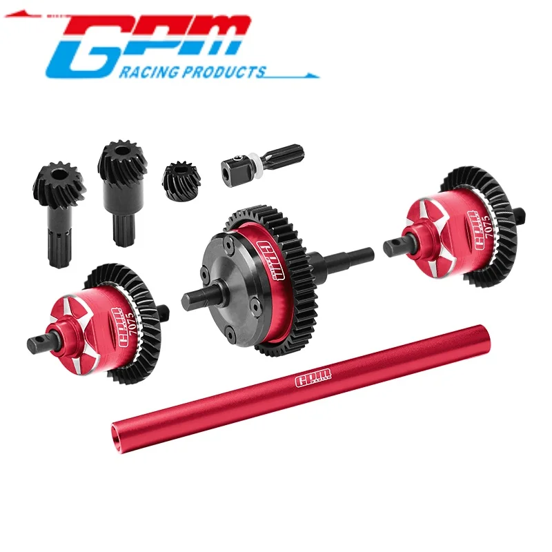 GPM TXMM3747 (sem óleo diferencial) AÇO DE CARBONO 4140 + liga 7075 DIANTEIRO & CENTRO & TRASEIRO DIFFERENCIAL COMPLETO PARA TRAXXAS MIN RC Upgra