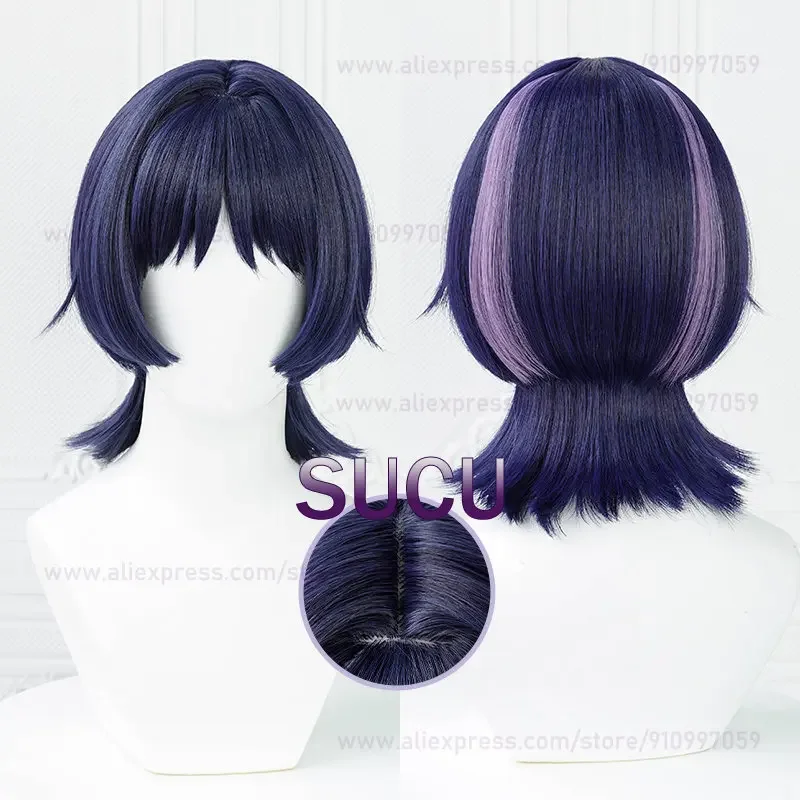 Scaramouche Cosplay Wig New Scaramouche Slice wigs Game Genshin Impact Wigs Heat Resistant Synthetic Hair Anime Hair