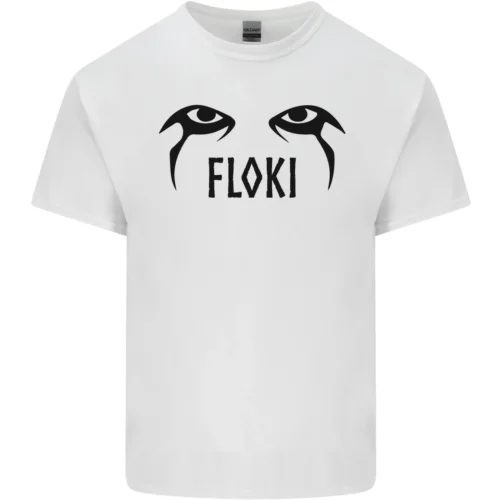 Floki Augen Wikinger Walhalla Odin Herren Baumwolle T-Shirt