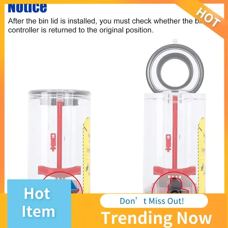 Dust Bin Base Lid Accessories For Dyson V10 SV12 Vacuum Cleaner Canister Lid/Dust Bucket Cover With Filter