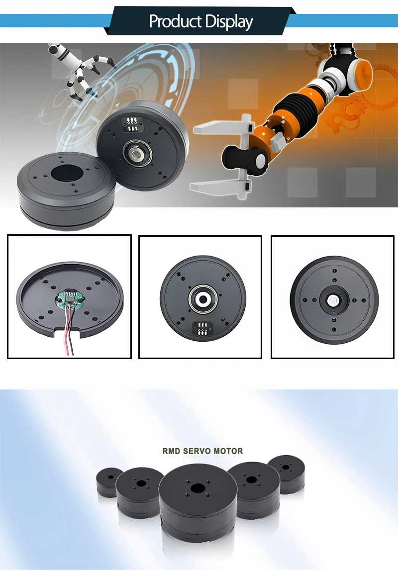 2026 مصنع Faradyi صنع عزم دوران عالي محرك بتيار مستمر بدون فرش محرك Gimbal الدوار الخارجي لجزازة العشب