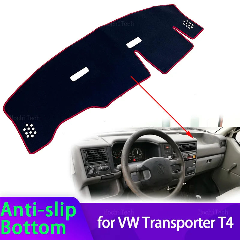 For Volkswagen VW Transporter T4 EuroVan Vanagon Caravelle 1990-2004 Dashboard Mat Dashmat Cover Pad Sunshade Carpet Accessories