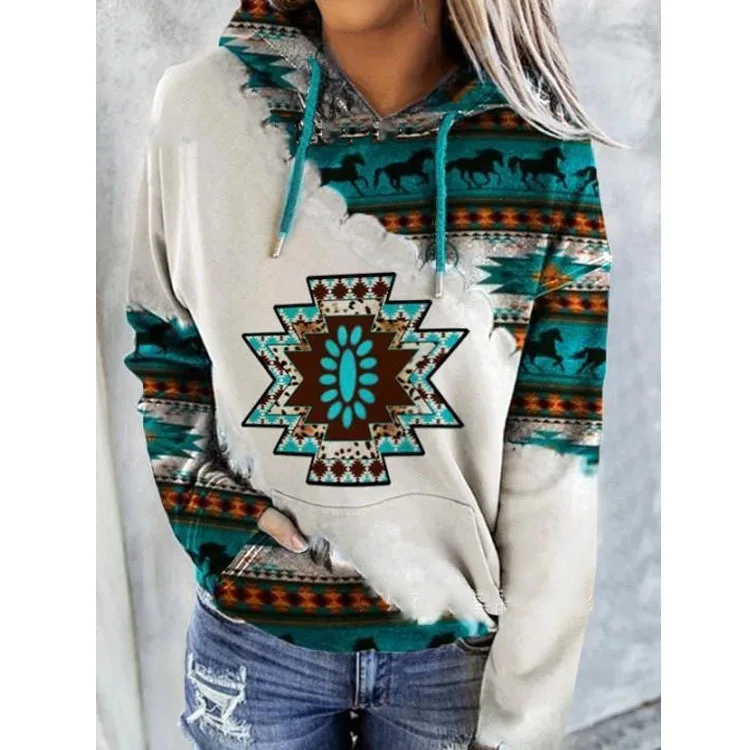 Vintage Hoodies Women Oversized Sweatshirt Crew Neck Long Sleeve Round Neck with Pockets Fashion Goth Pullover Short Lady Tops
