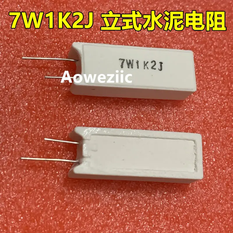 10Pcs 7W 5R 5.1RJ 5R6J 6.8R 7ΩJ 7.5R 8.2R 10R 12R 15R 18R 20R 22RJ 24R OHM Vertical Ceramic Cement Resistors ±5% RX27-5 SQM