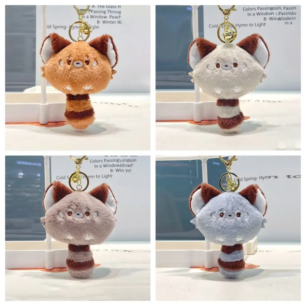 Squeak Red Panda Geldbörse Geldbörse Zwitschern Squeeze Tail Lesser Panda Geldbörse Tasche Kopfhörer Tasche Reißverschluss Roter Panda Schlüsselanhänger Mädchen