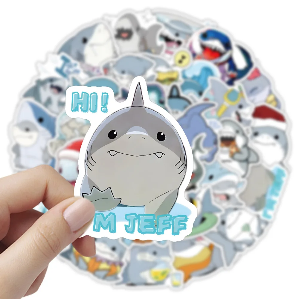 10/30/54PCS Marvel Rivals Game Cartoon Cute Shark Jeff the Lurker Stickers Funny Graffiti Decals Kids Toy Gift DIY Laptop Guitar