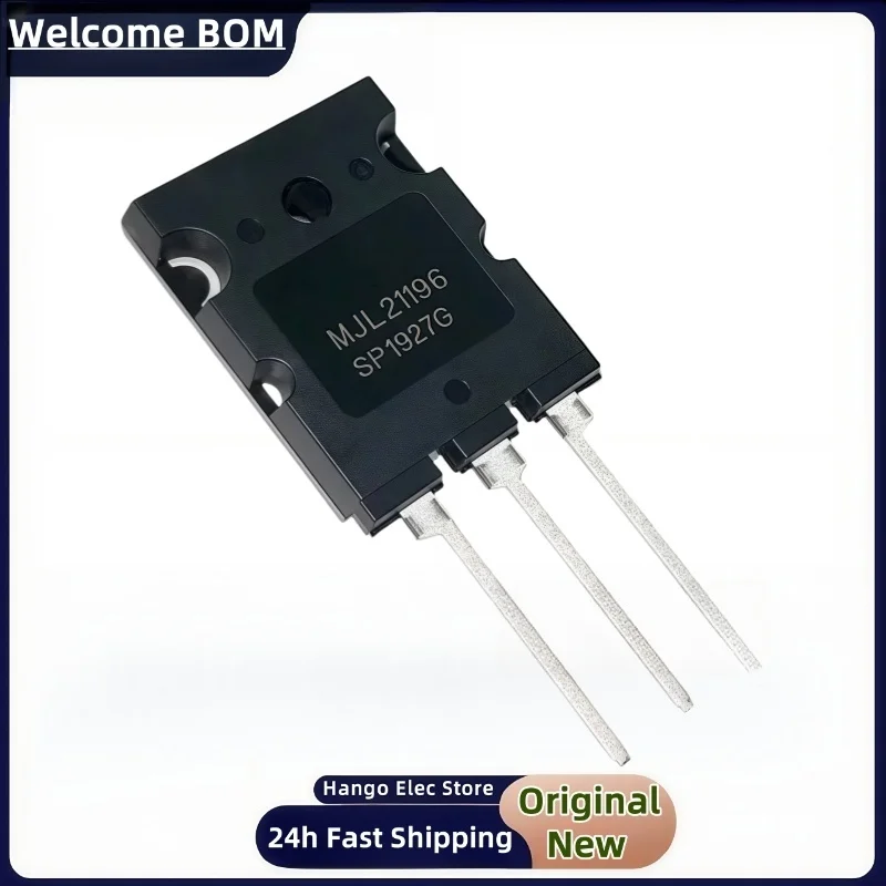 MJL21195 MJL21196G novo original importado tubo de emparelhamento de áudio audiophile de alta potência TO-3PL