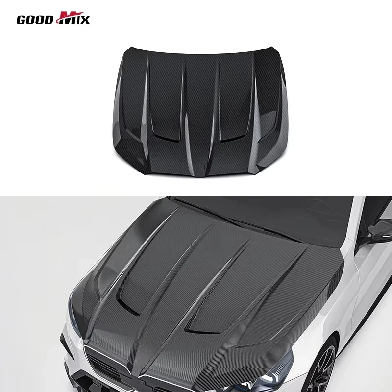 Paktechz Prepreg Dry Carbon Fiber Body Kit Engine Hood for BMW M5 Sedan G90/Touring G99 2024-2026
