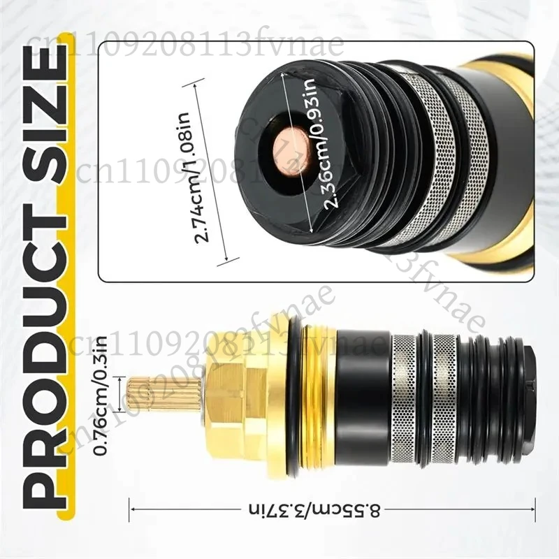 

Hot Trend-For Hansgrohe Ecostat Shower Thermostatic Cartridge Valve 3/4-Inch 94282000, Compatible With Multi-Hole Tub Fillers