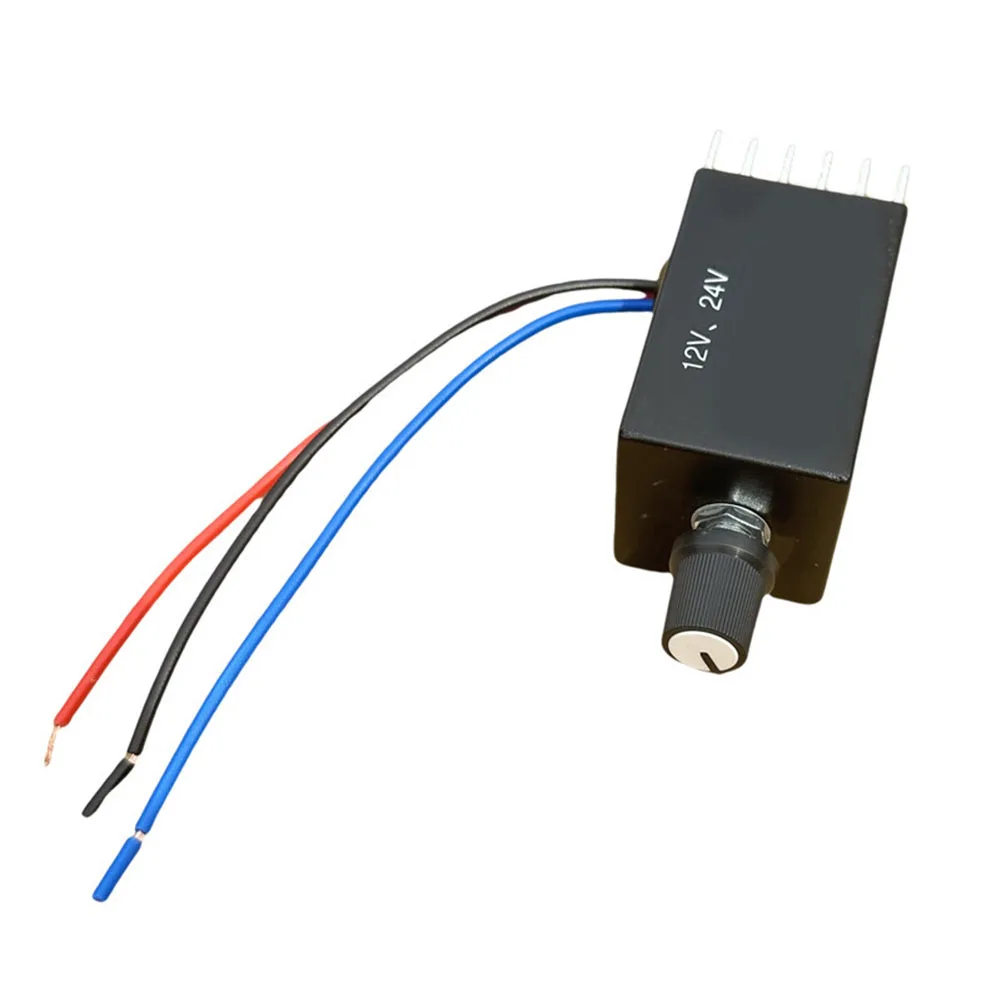 12V/24V stepless speed regulator for DC motor speed control switch for automotive fan heater defroster and DIY motor projects
