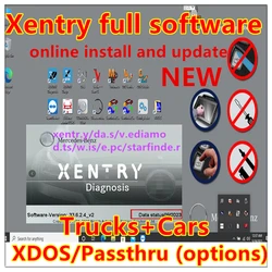 Newest 2023.12 MB STAR sd C4/C5/C6 software xentry/DAS install or update online xentry full software for xdos or passthru versio