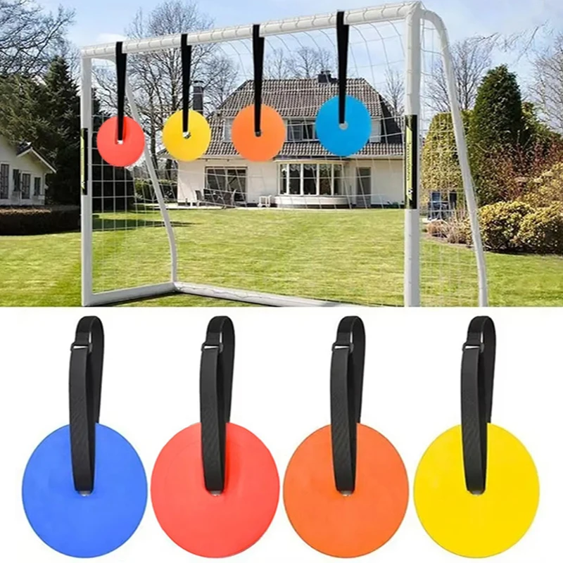 

Цветная мишень для тренировок по футболу, оборудование для отработки ударов, для тренировок по футболу, лакроссу, бейсболу, американскому футболу, для улучшения навыков