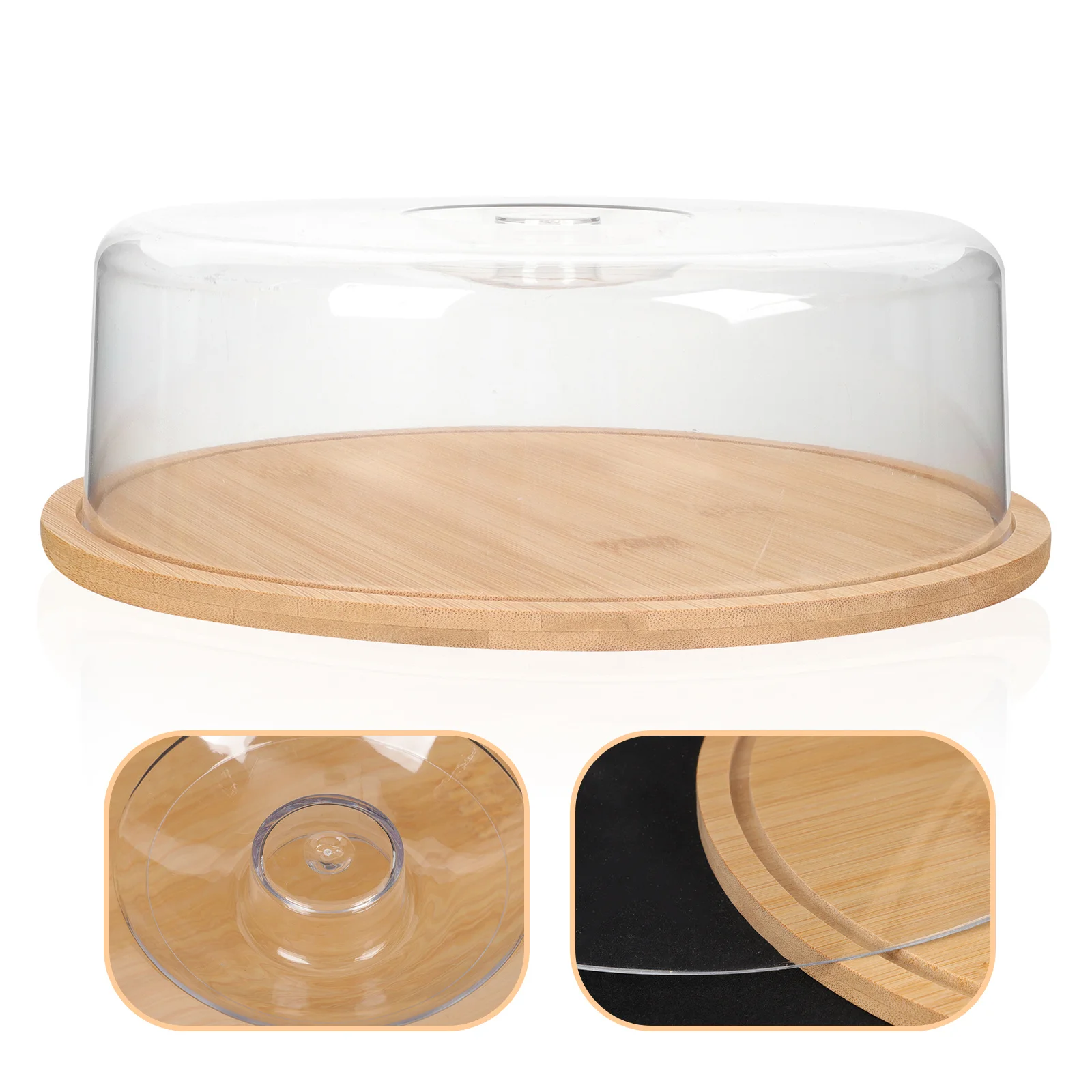 

Round Butter Dish with Lid Premium Butter Storage Container for Refrigerator Snack Bread Serving Tray Keep Use
