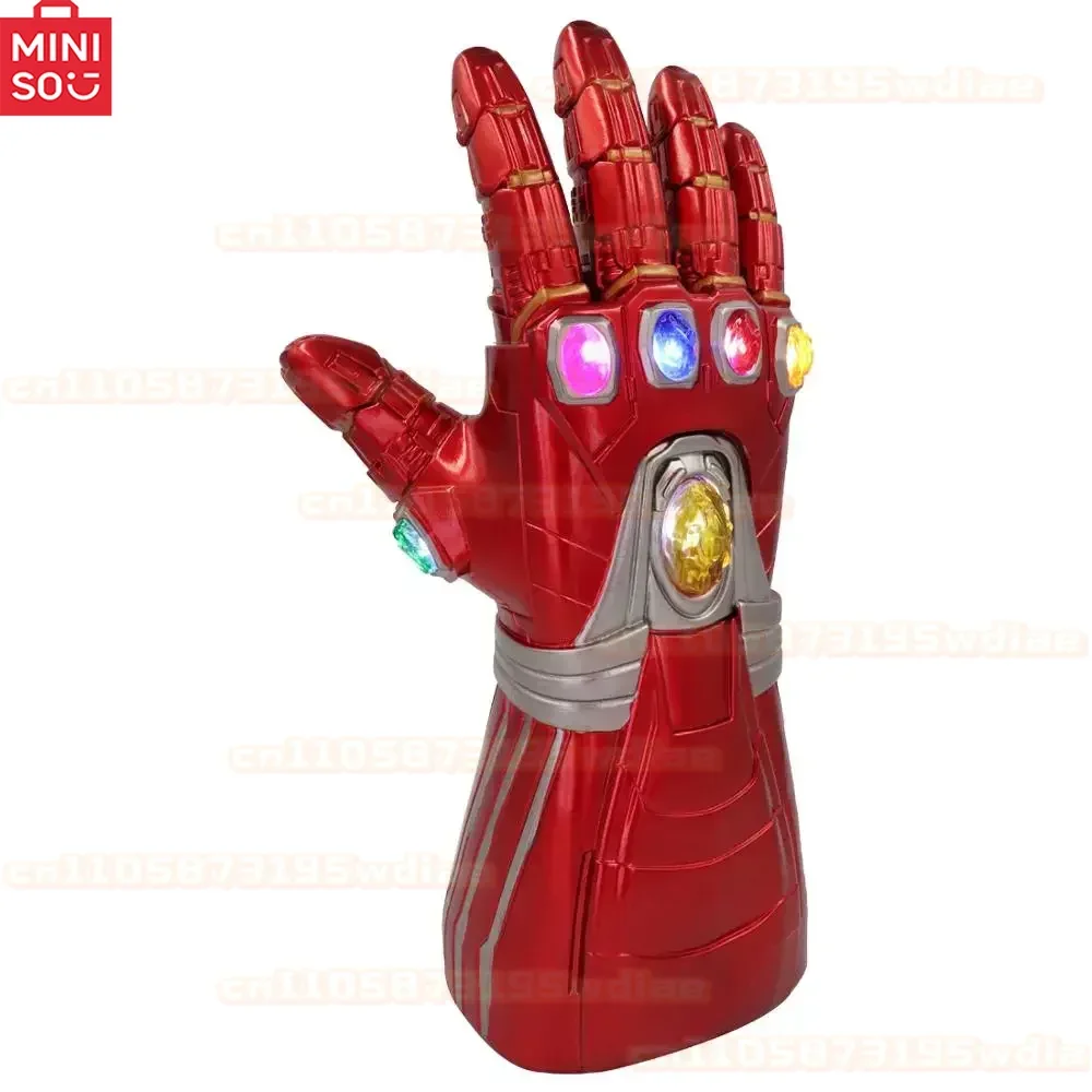 Avengers Iron Man Gauntlet Thanos Handschuhe Infinity War Actionfigur Modellhandschuhe Abnehmbare LED Cosplay Superheld Weihnachtsgeschenke
