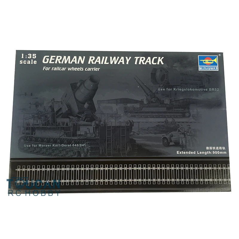 

Trumpeter 1/35 Train 00213 German Railway Track for Static Model Kit Warfare DIY Gift for Boys TH05386-SMT6