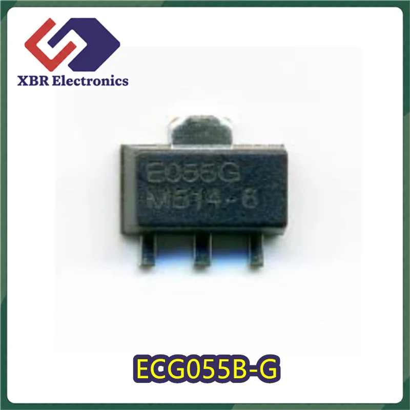 (15/40 pieces) ECG055B-G Silkscreen E055G E055 SOT-89 RF Microwave Power Amplifier Brand New Original Product In Stock