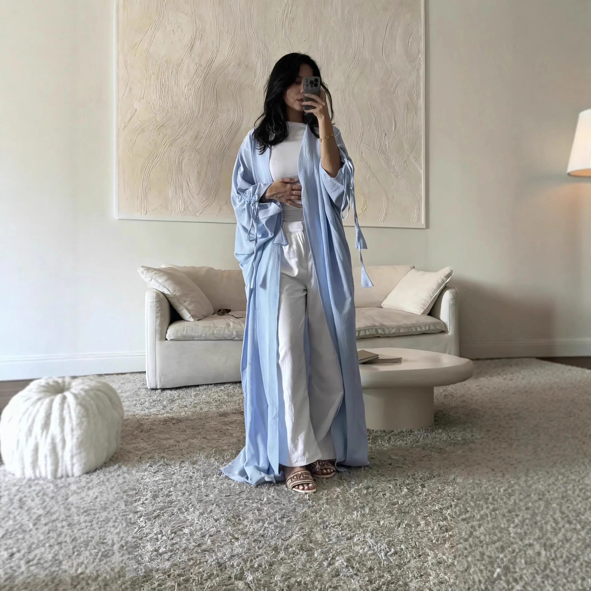 Women Dress Cardigan Robe Open Abayas Eid Muslim Modest Long Dresses Morocco Dubai Kaftan Islam Arab Ramadan Jalabiya Vestidos