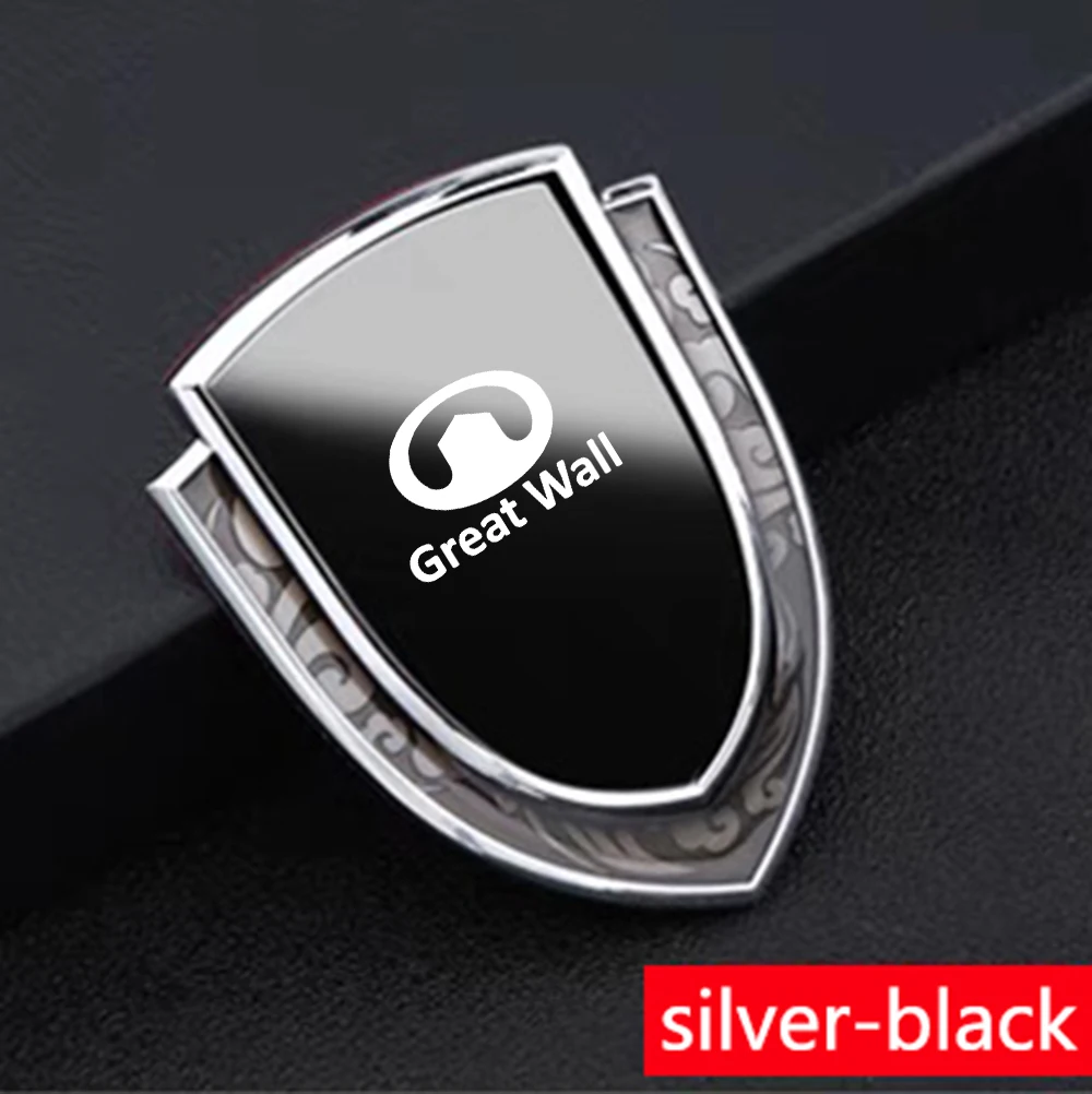 For Great Wall Hover H5 H3 Safe M4 Wingle 5 Deer 3D Metal Sticker Car Body Badge Shield Car Side Fender Sticker Auto Styling