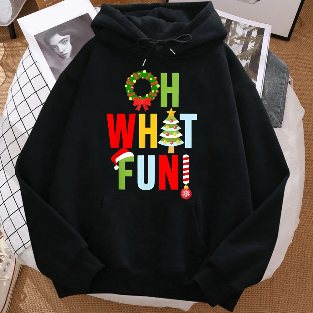 Christmas hoodie clothes for teens printed design comic casual wear girl pullover tracksuits casual wear Y2K modern style