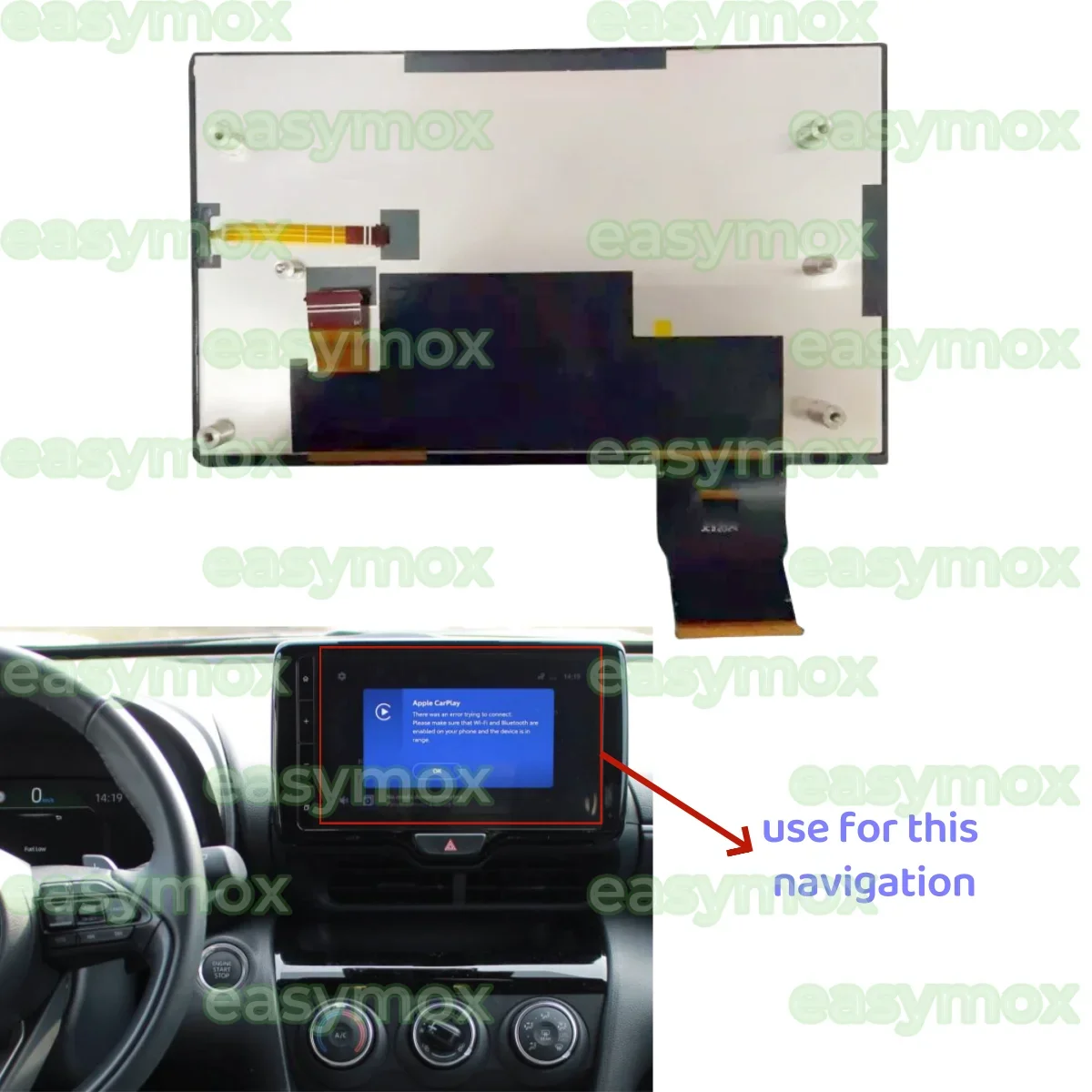 

LCD Display For 2021-2024 Toyota Yaris Cross Navigation GPS Radio Information Repairment 86140-YP032