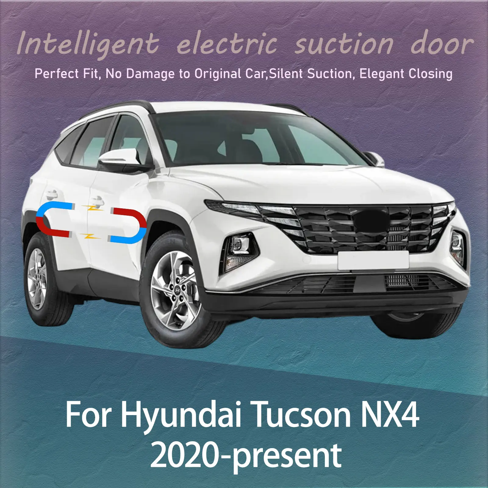 

Electric Soft Close Door Kit For Hyundai Tucson NX4 2020-now Auto Silent Anti-Slam Suction Door System Automatic Quiet Closing