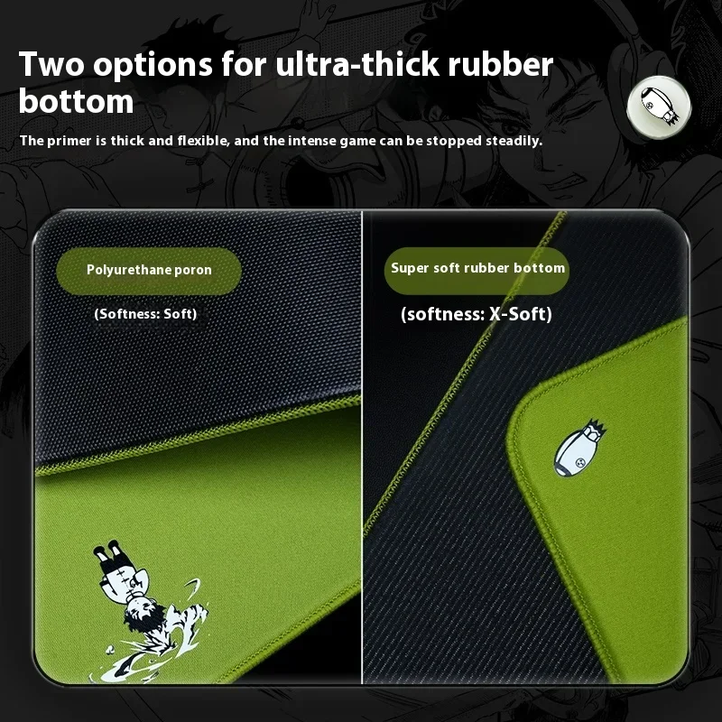 Popular Comic Mouse Pad Customization Anti-Slip Waterproof Stable for E-sports Games Special Primer Computer Mouse Pad Comic