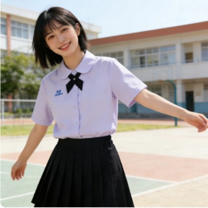 

Women Thai Style JK Uniform Set, College Style Outfit For School Season, Chorus & National Day Performance Daily Campus Wear
