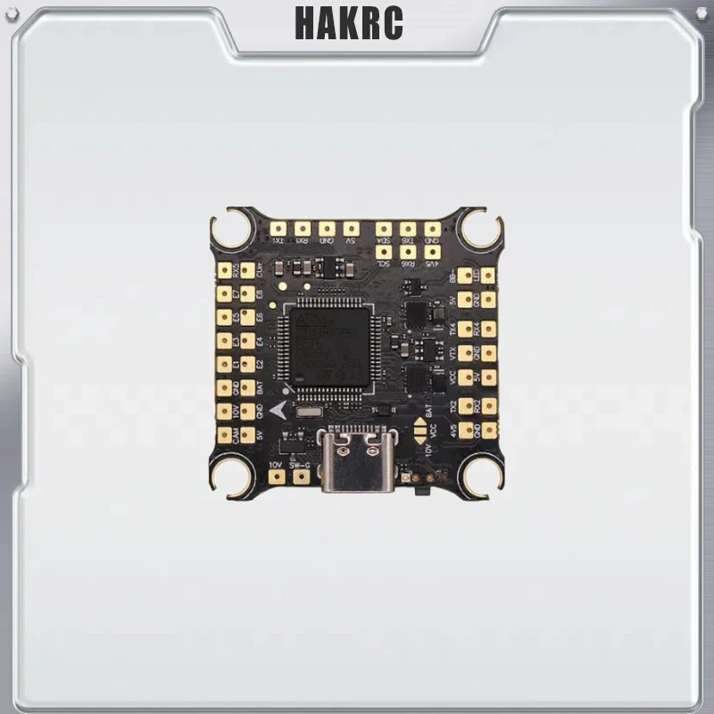 

Контроллер полета HAKRC F722 V2 DJI F7 OSD 3-6S Lipo Dual BEC 5V 3A/9V 2.5A Betaflight STM32F722RET6 30x30 мм для RC FPV Drone
