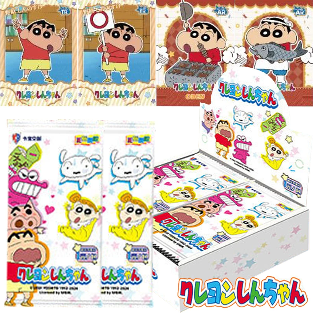 

KABAO Crayon Shin-chan Collection Cards Anime Nohara Shinnosuke Rare Limited Gourmet Chef Cosplay AR Card Children Favorite Gift