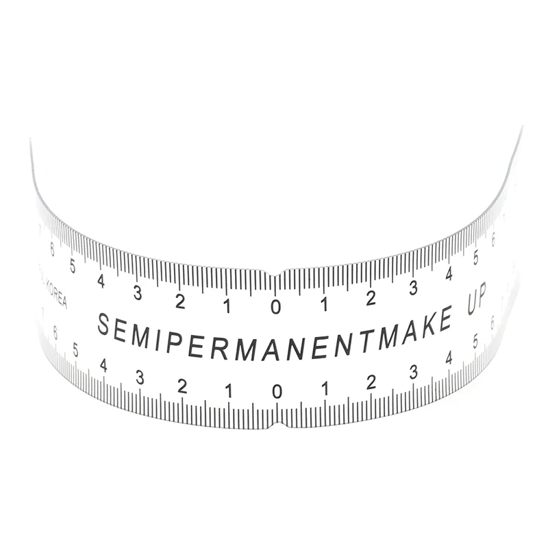 أدوات قياس مسطرة دليل مكياج شبه دائمة عالمية استنسل الحواجب #5