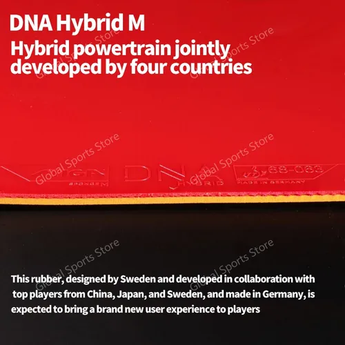 Imagen 2 del producto Original STIGA DNA HYBRID tenis de mesa goma profesional medio pegajoso Spin Pips-in STIGA DNA Ping Pong Spong