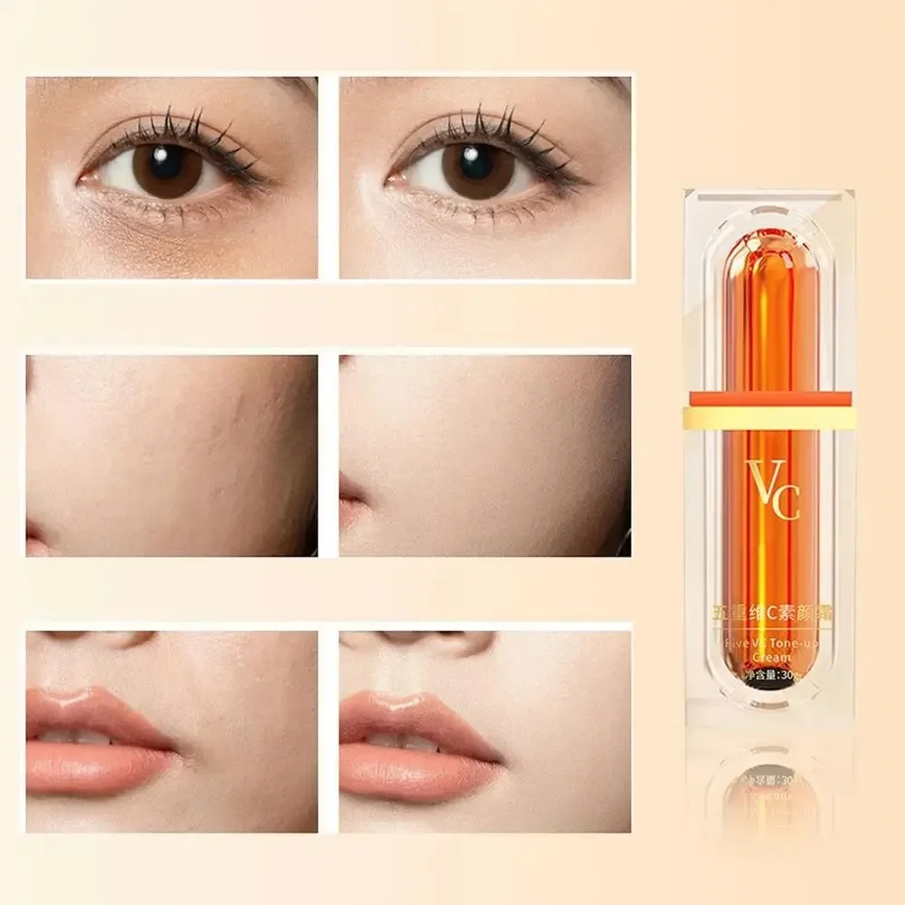 Uniform Skin Tone Radiant Concealer Improve Complexities Smooth Suitable For All Skin Types Five-dimensional C Plain Cream
