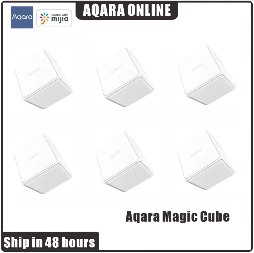 Original Aqara Magic Cube Controller Zigbee Version Controlled by Six Actions For Xiaomi Home Device Work With Smart Home App