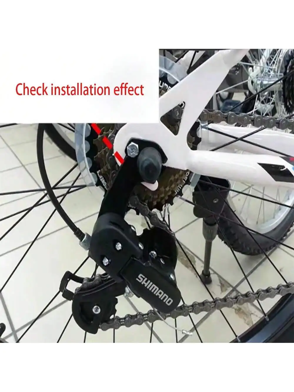 Mountain bike rear derailleur TZ31 TY21 rear derailleur transmission 6/7/8 speed hook shift