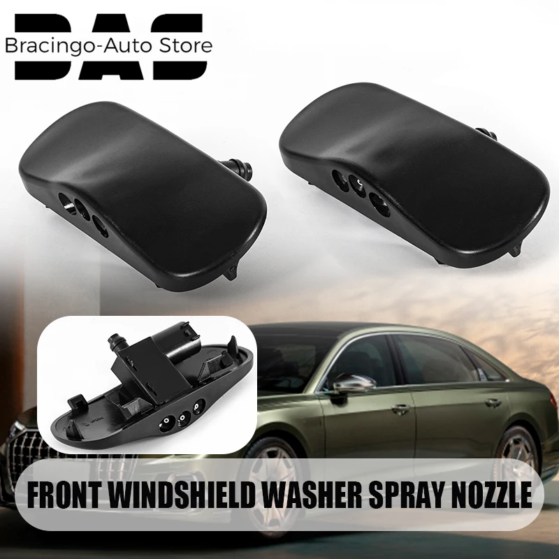 

4GD955988 4G8955988 For Audi TT 8J A4 B8 Q3 Q5 Q7 Washer Nozzle Car Front Jet Heated Auto Windshield Water Spray Nozzles 2Pcs