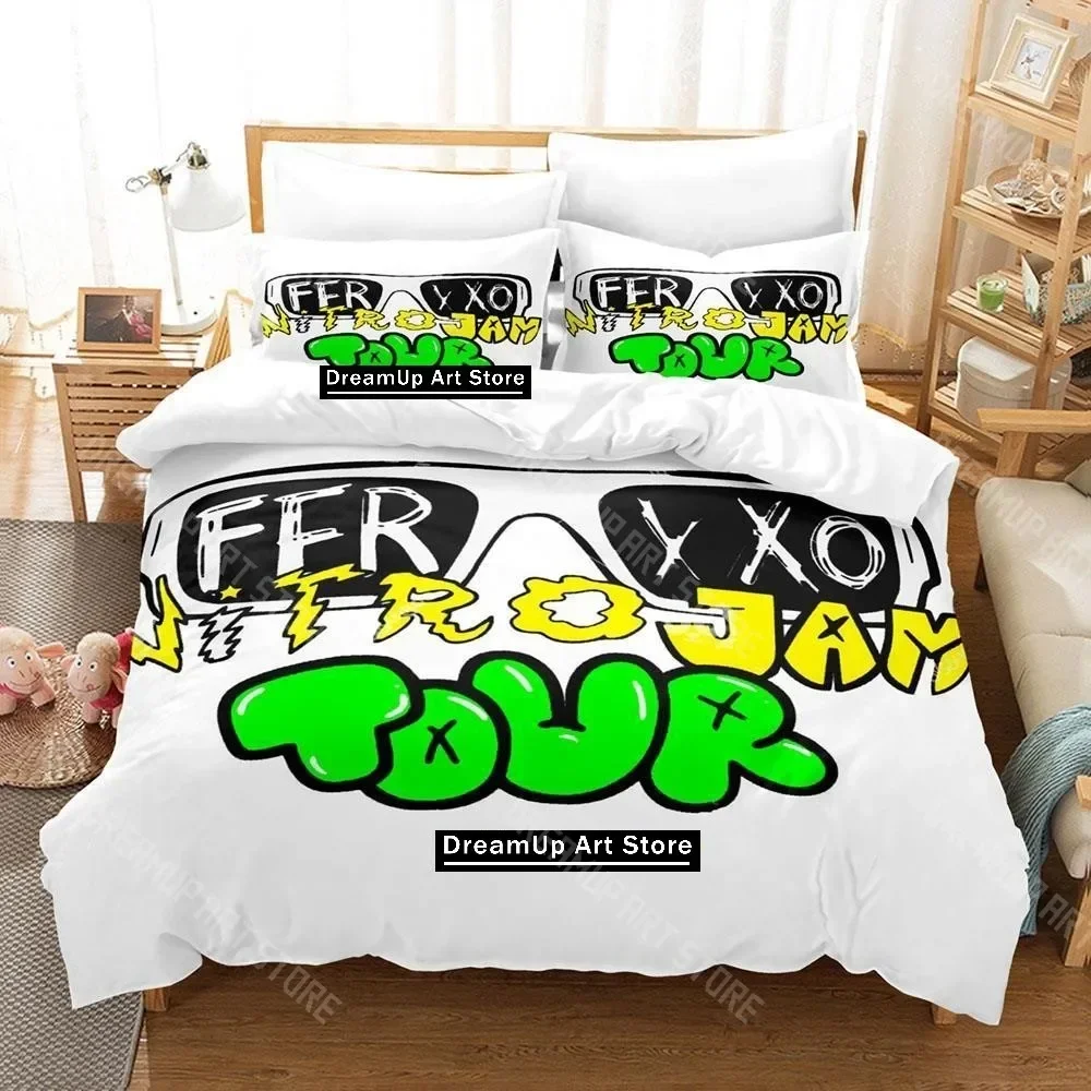 

Комплект постельного белья Ferxxoo Feid с 3D принтом, одинарный, полный, королевский размер, комплект постельного белья для взрослых и детей, комплекты пододеяльников для спальни, 3D-принт, аниме-кровать